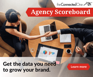The Connected One Agency Scoreboard banner